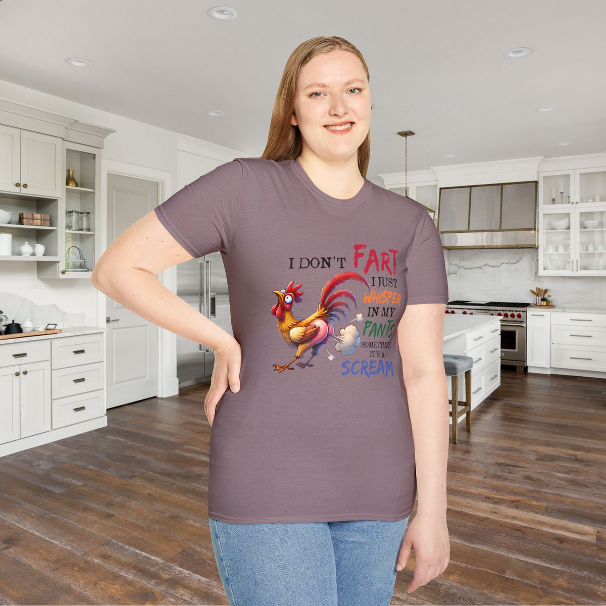 I Don't Fart I Just Whisper In My Pants... Adult T-shirt