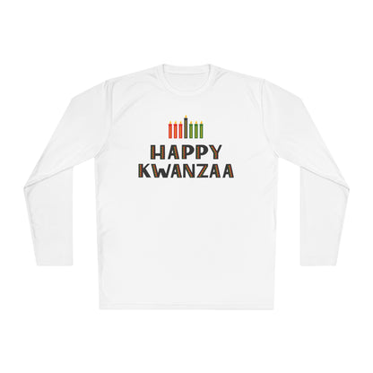 Happy Kwanzaa (Kinara) Adult Long Sleeve Tee