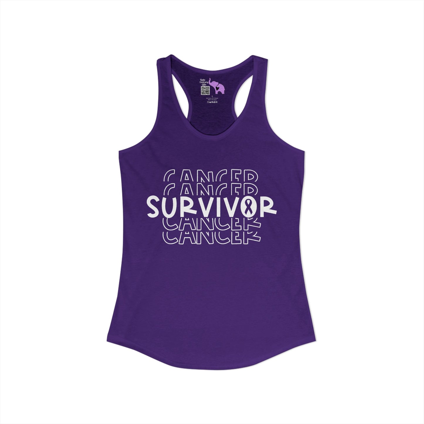 Cancer Survivor Women's Ideal Racerback Tank