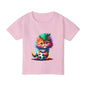 Cute Colorful Kitten w/Soccer Ball Heavy Cotton™ Toddler T-shirt