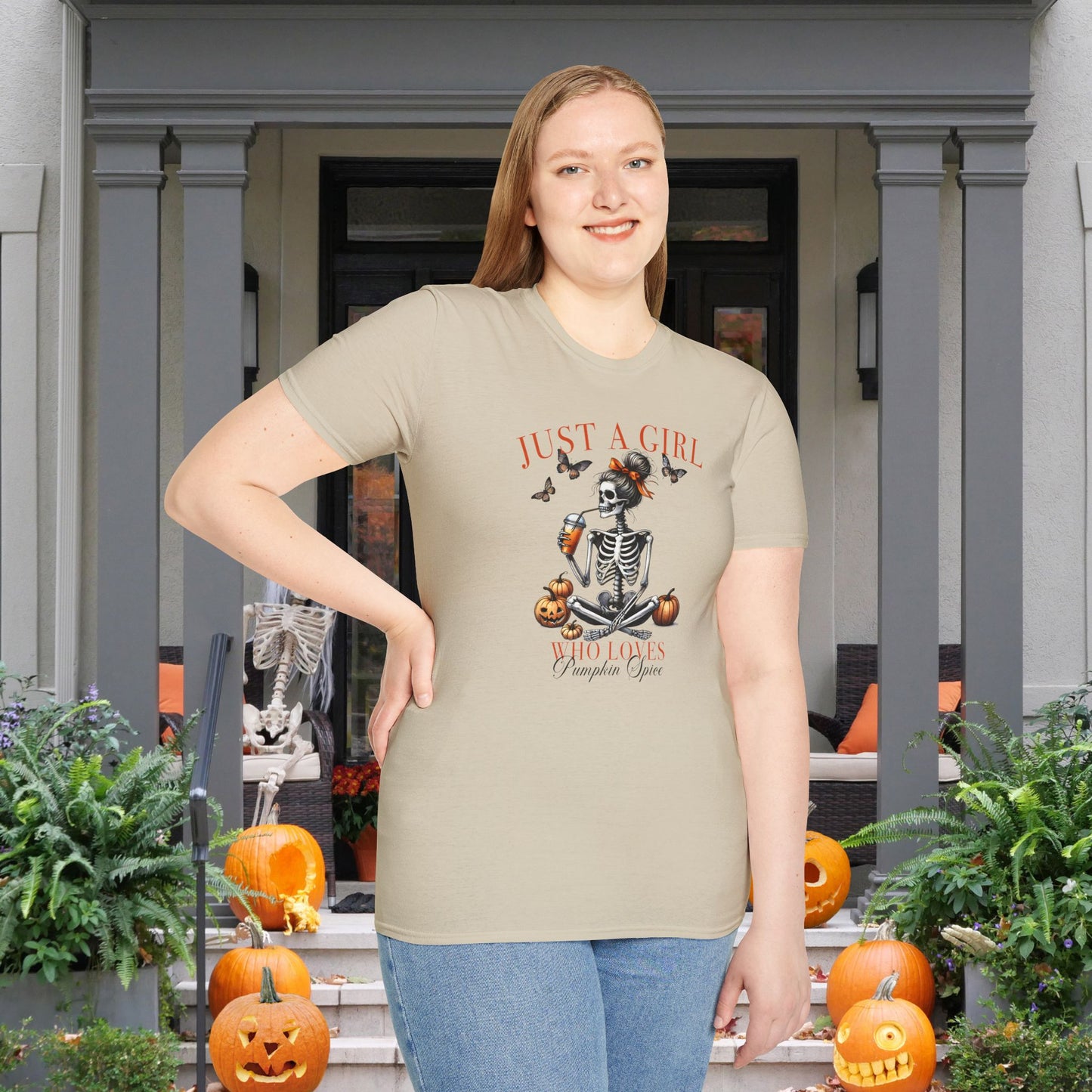 Just A Girl Who Loves Pumpkin Spice Adult T-shirt