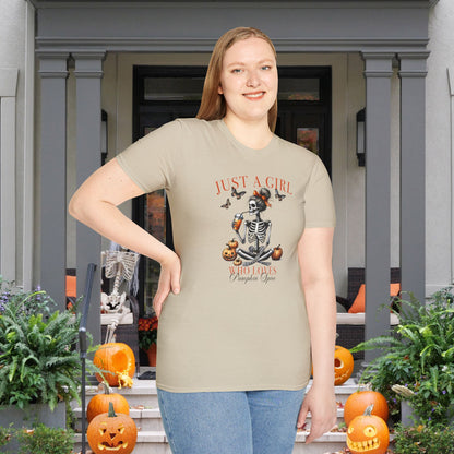 Just A Girl Who Loves Pumpkin Spice Adult T-shirt