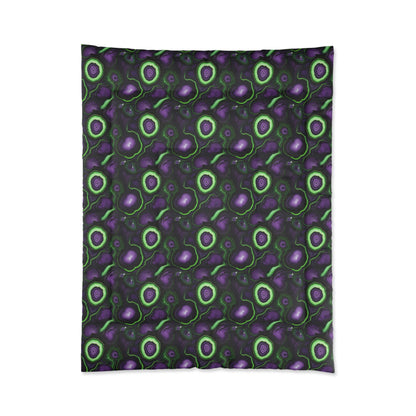 Amethyst & Lime Fracture Basic Bedding Set