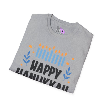 Happy Hanukkah 5 Adult T-shirt