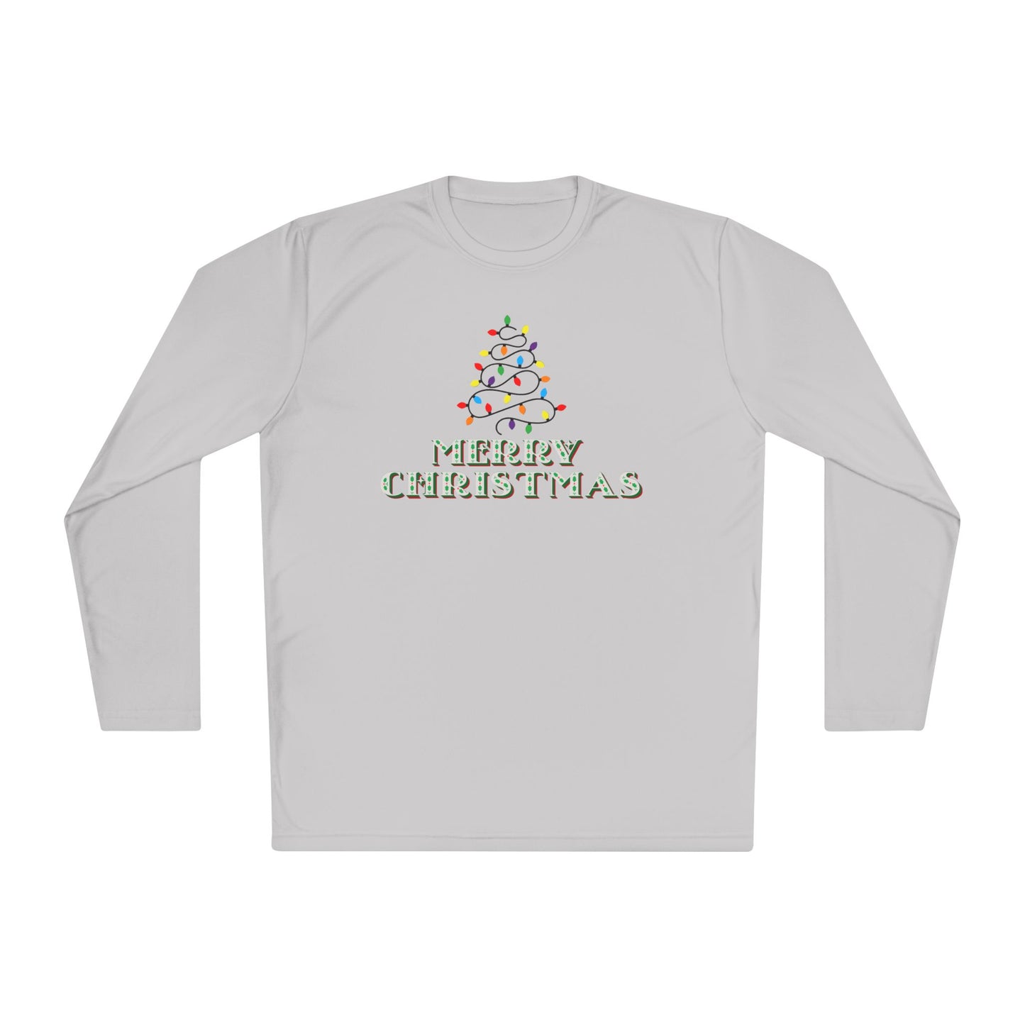 Merry Christmas Adult Long Sleeve Tee