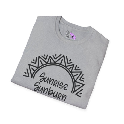 Sunrise Sunburn Sunset Repeat (2) Adult T-shirt