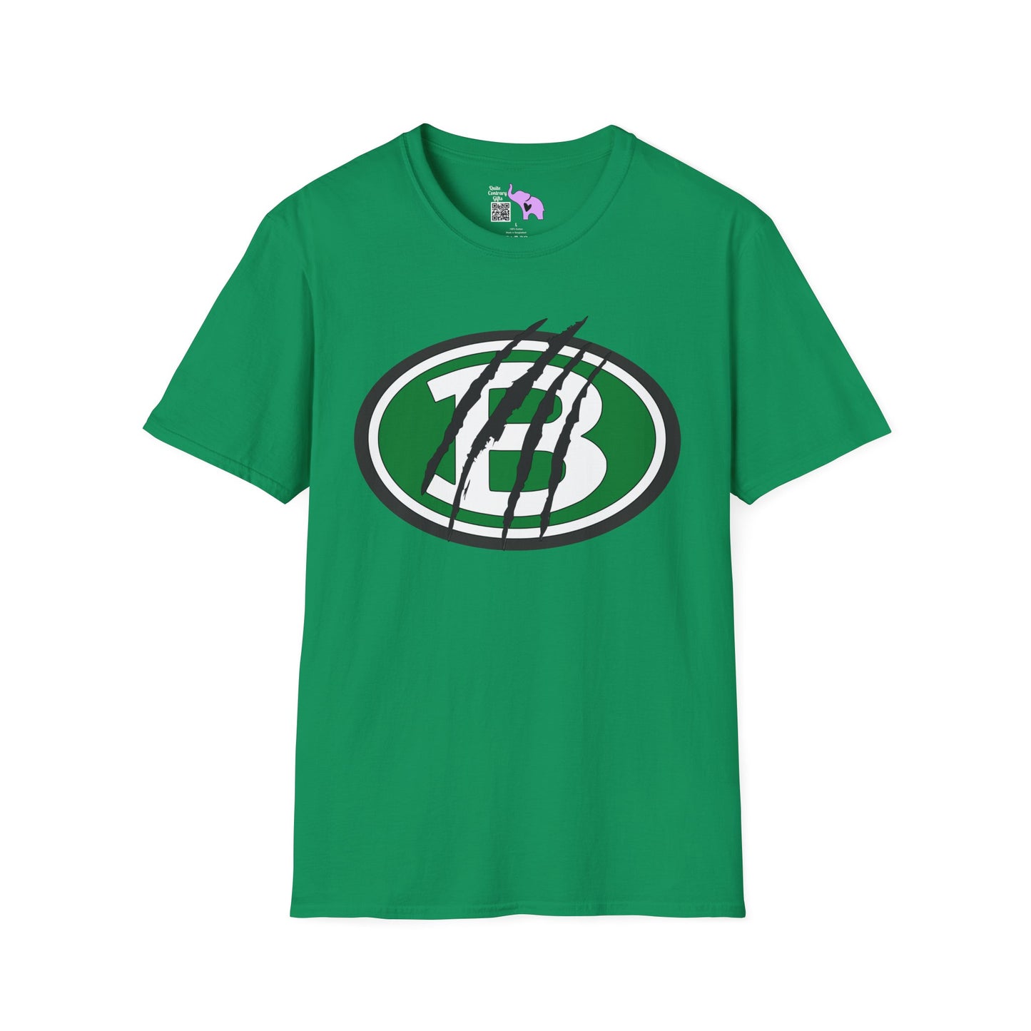 Brenham ISD Logo w/Claw Marks Adult T-shirt