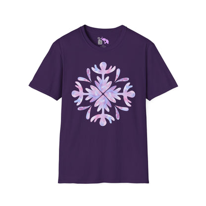 Large Snowflake 3 Adult T-shirt