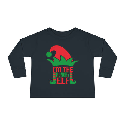 I'm The Hungry Elf Toddler Long Sleeve Tee