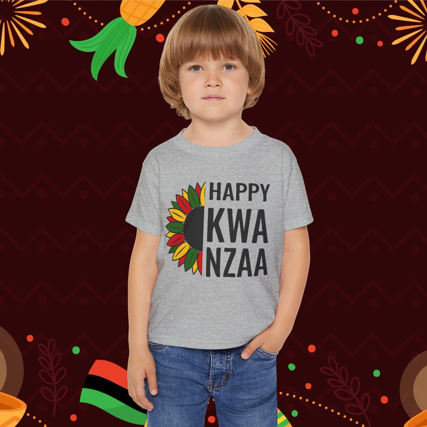 Happy Kwanzaa (Sunflower) Toddler T-shirt