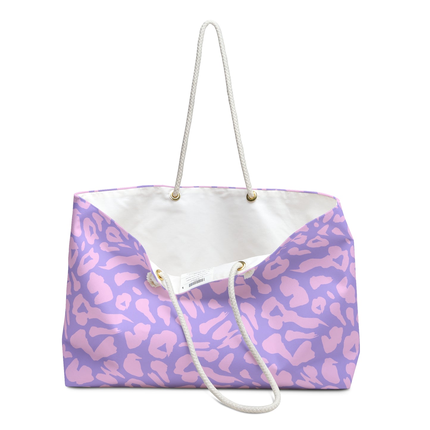 Cotton Candy Cheetah Print Weekender Bag