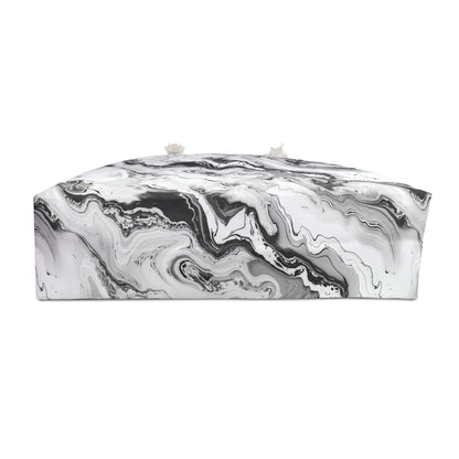 Frost Veil Marble Weekender Bag