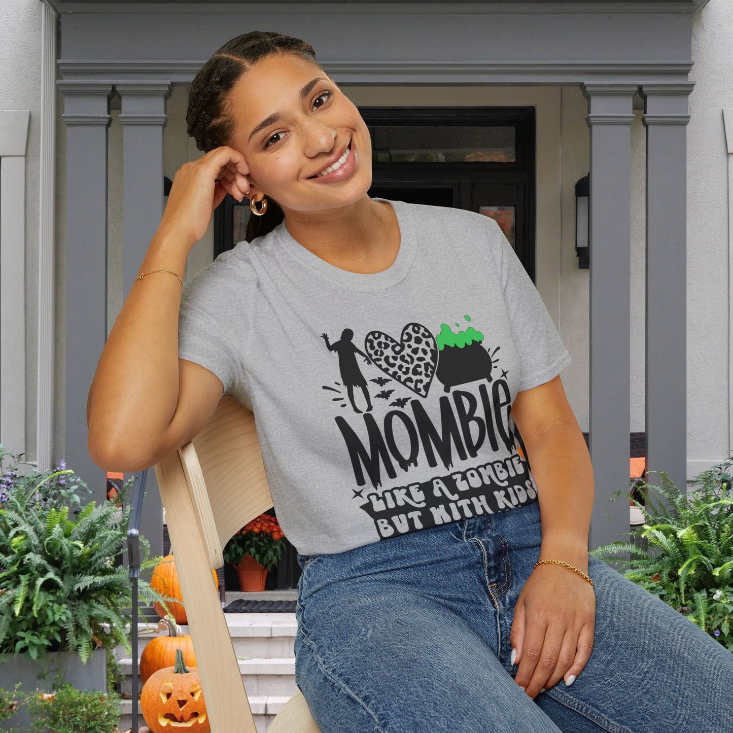 Mombie Like A Zombie But With Kids Adult T-shirt