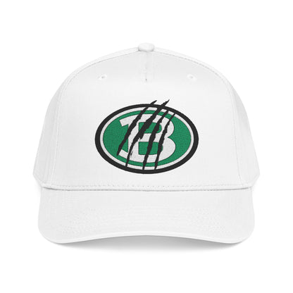 Brenham ISD Logo w/Claw Marks Mid Profile Baseball Cap