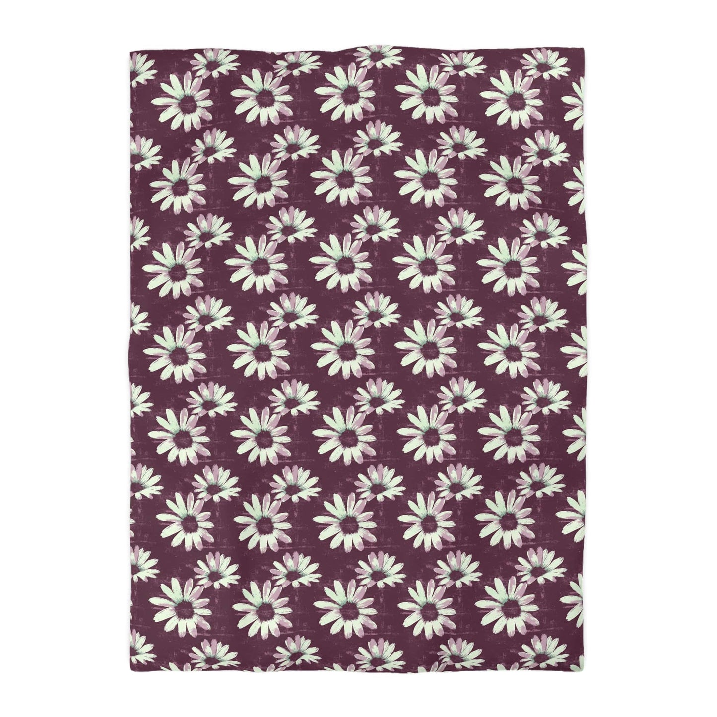 Purple Tide Petals Microfiber Duvet Cover