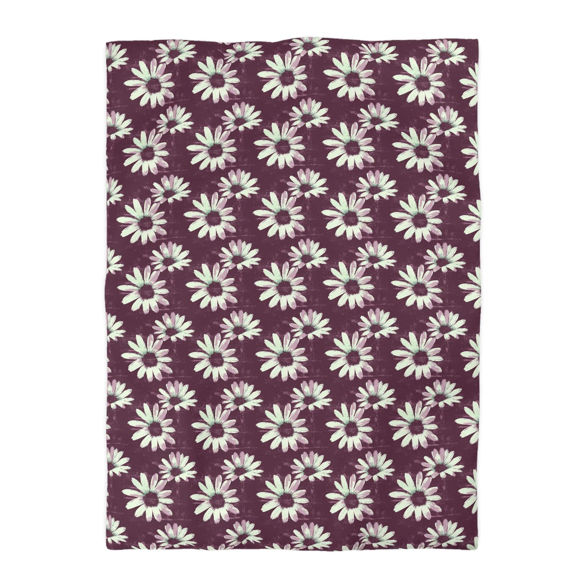 Purple Tide Petals Microfiber Duvet Cover