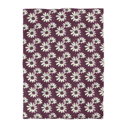Purple Tide Petals Microfiber Duvet Cover