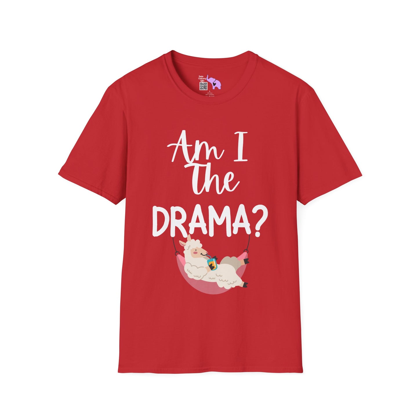 Am I The Drama? Lama Adult T-shirt