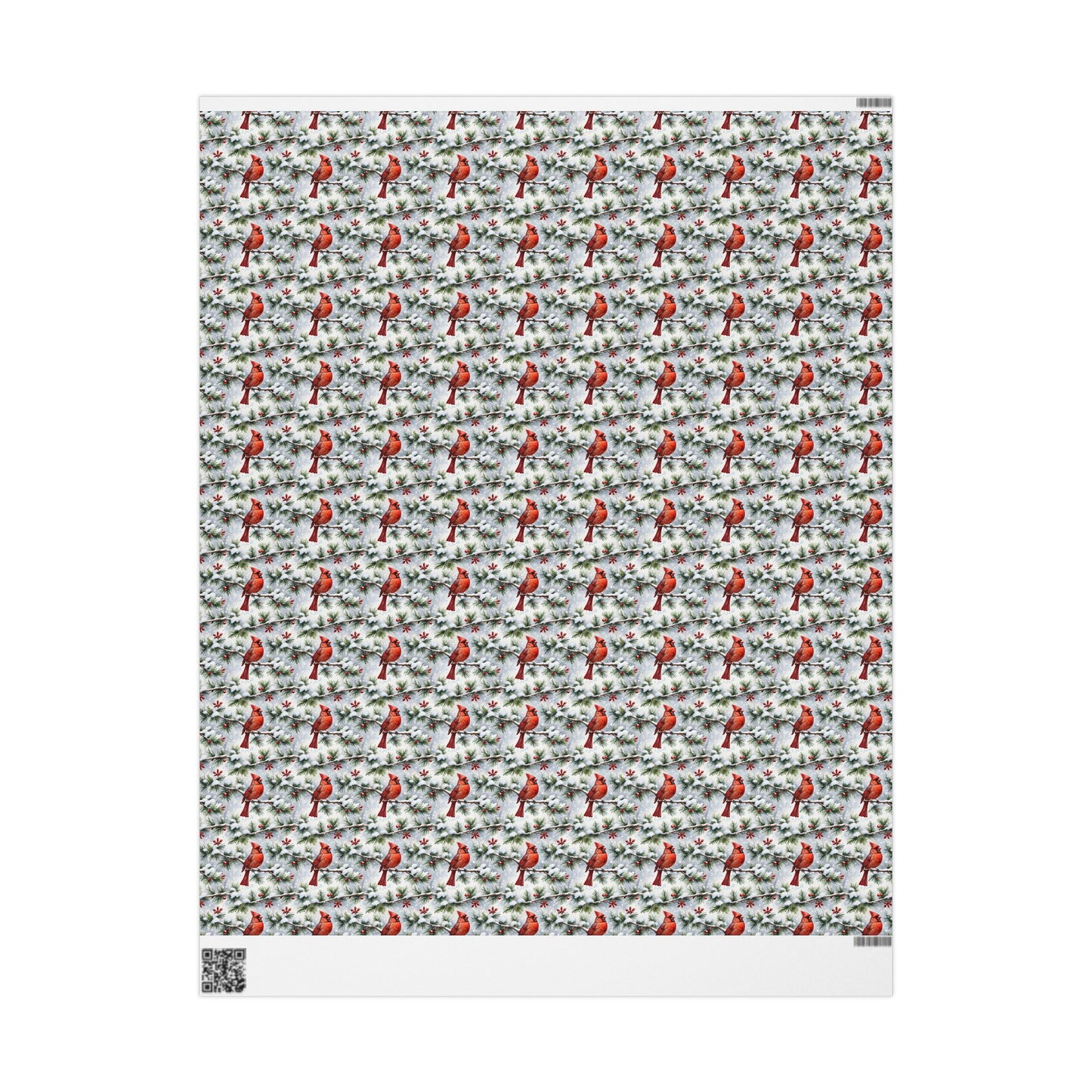 Cardinal Winter Elegance Wrapping Paper