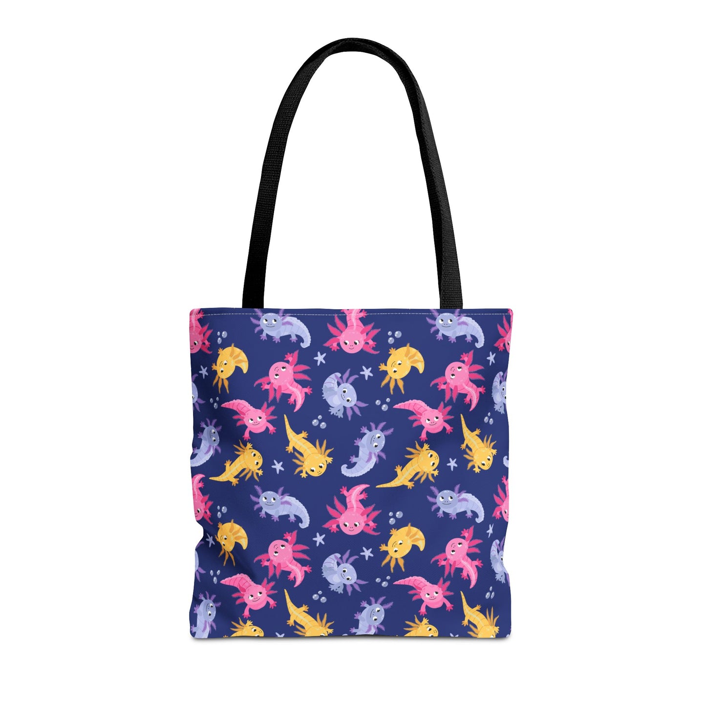 Axolotl Lagoon Canvas Tote Bag