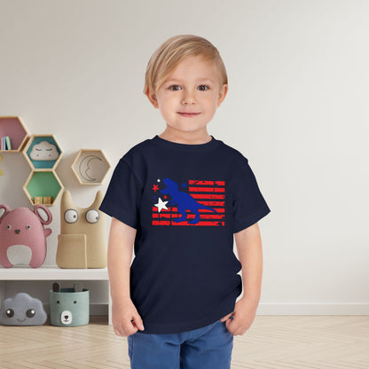 Patriotic T-Rex Toddler Tee