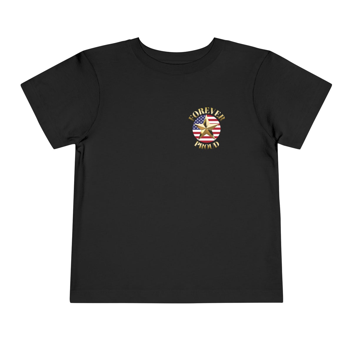Gold Star Son Forever Proud Toddler Tee