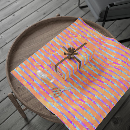 Split Spectrum Camo Wrapping Paper