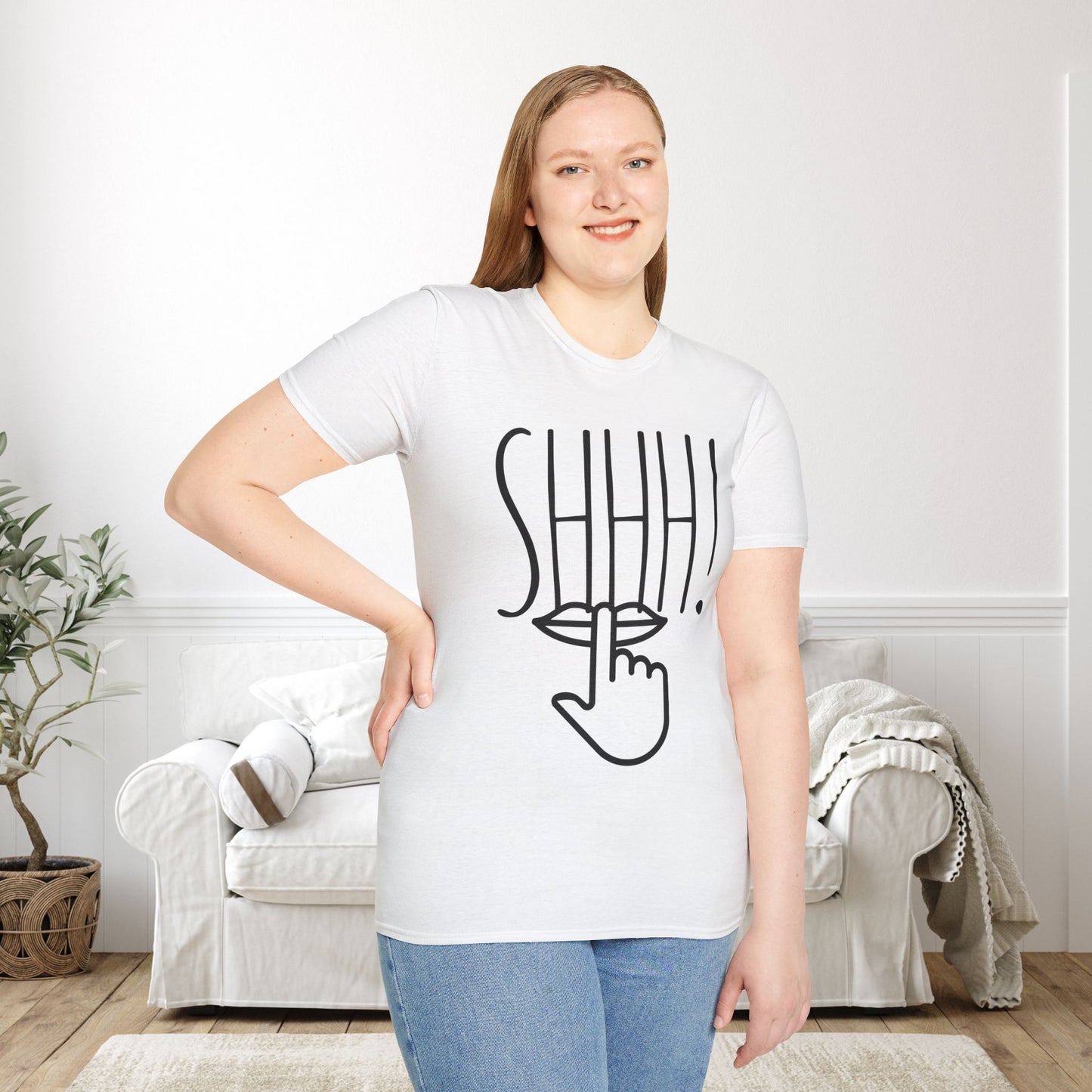Shhh! Adult T-shirt