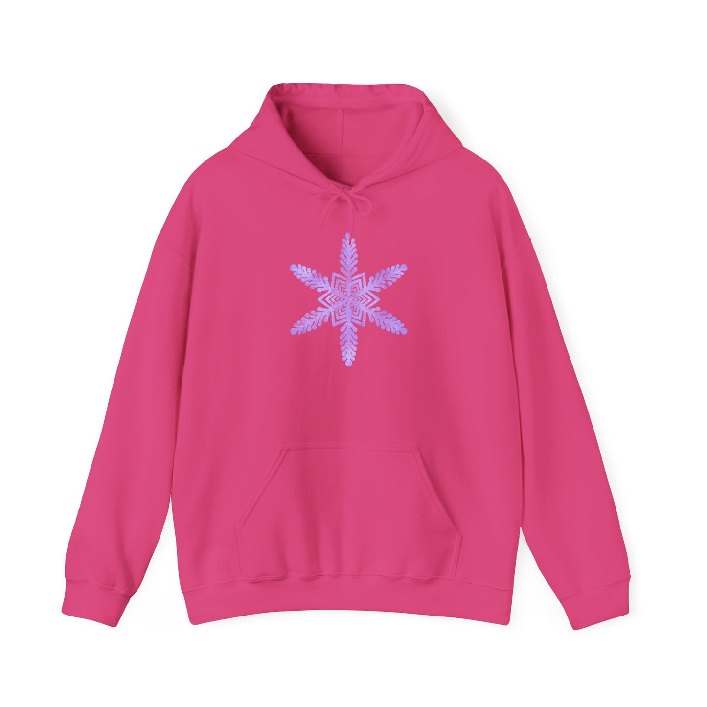 Large Snowflake 2 Adult Heavy Blend™ Hoodie