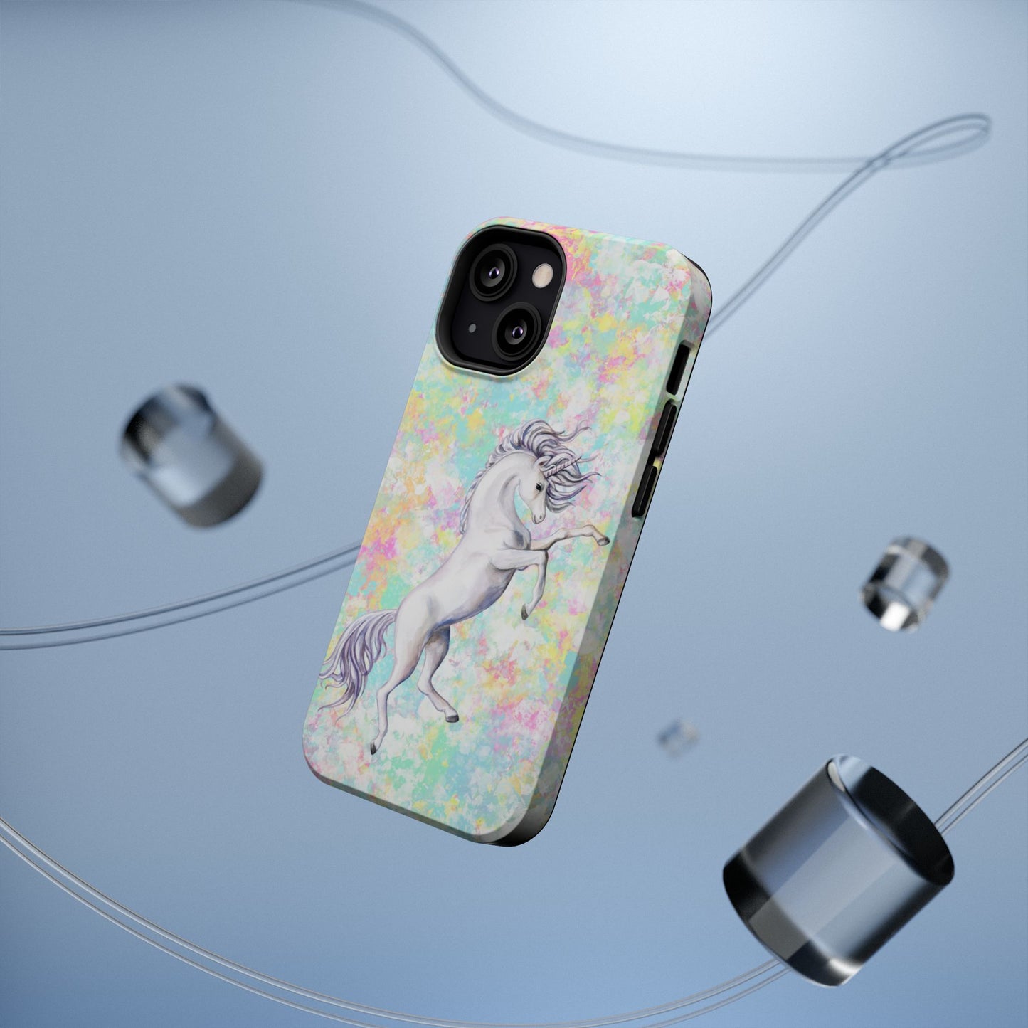 Pastel Pegasus MagSafe® Compatible Tough Case for iPhone