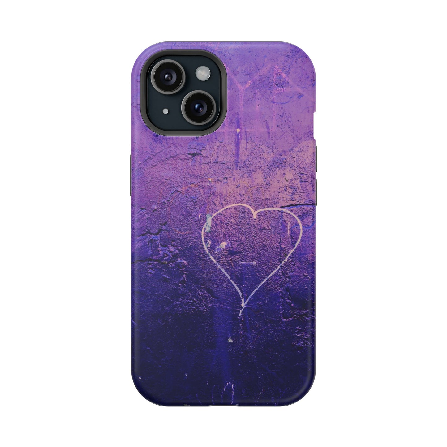 Purple Heart Wall MagSafe® Compatible Tough Case for iPhone