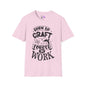 Born To Craft Forced To Work Adult T-shirt