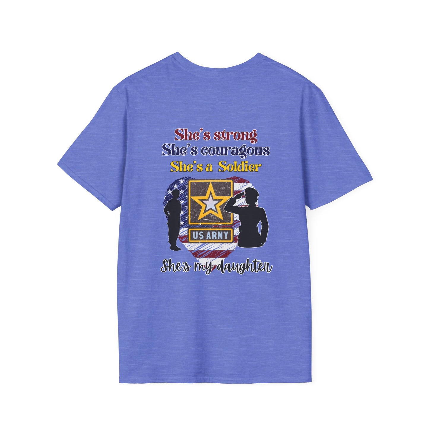Proud Mom of US Army Soldier Daughter Adult T-shirt
