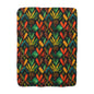 Kujichagulia Waves Sherpa Fleece Blanket