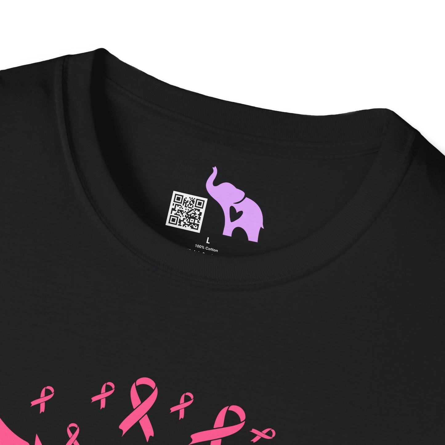 Sunflower & Butterflies Breast Cancer Awareness Adult T-shirt