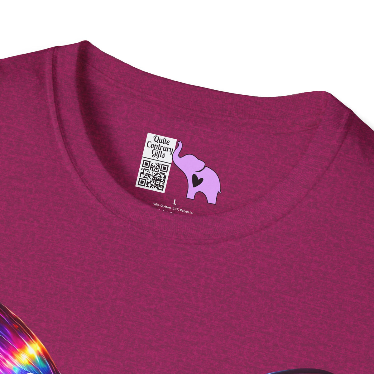 Colorful Butterfly & Flowers Adult T-shirt