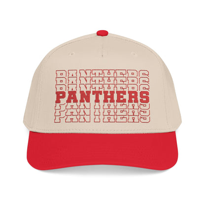 Panthers (Stacked) Mid Profile Baseball Cap
