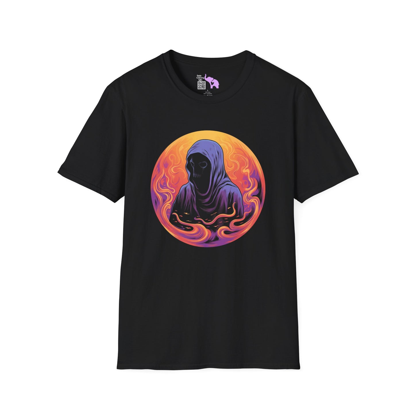 Creepy Ghost 1 Adult T-shirt