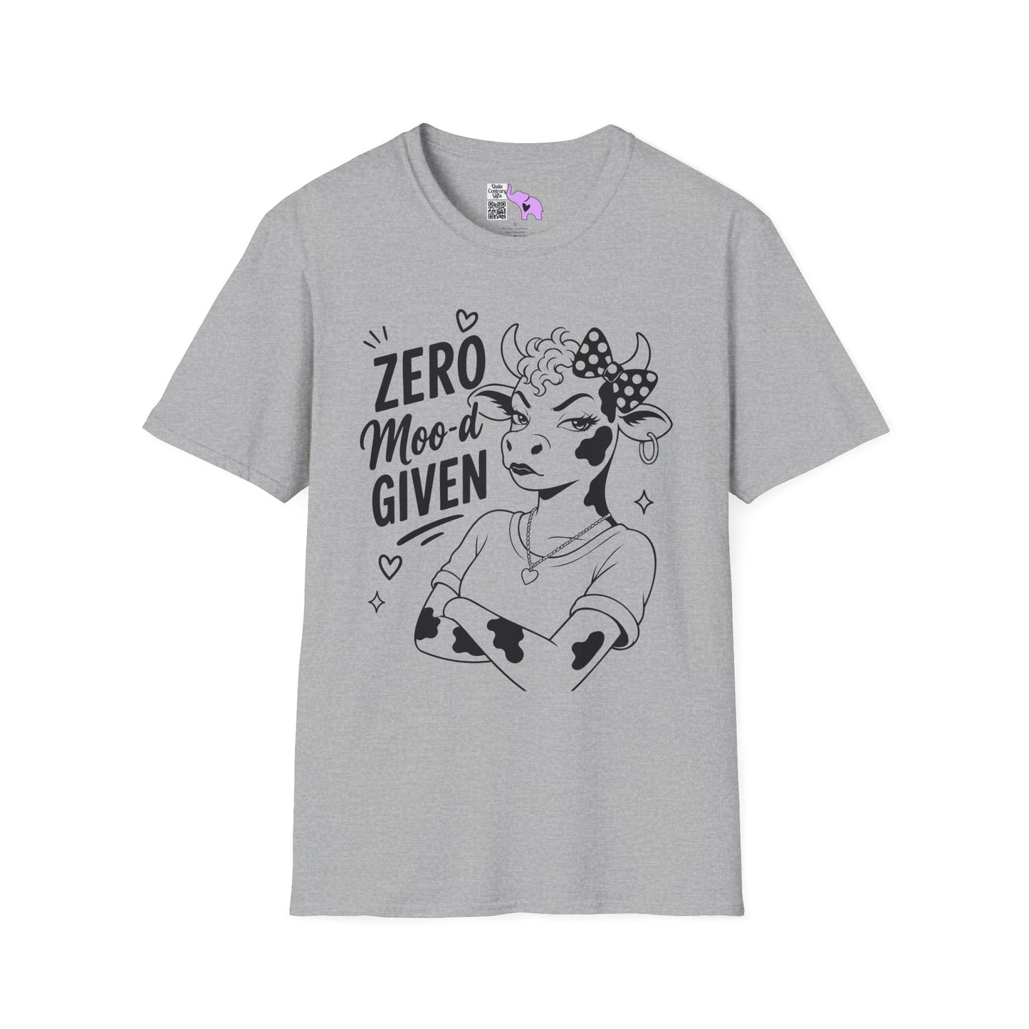 Zero Moo-d Given Adult T-shirt