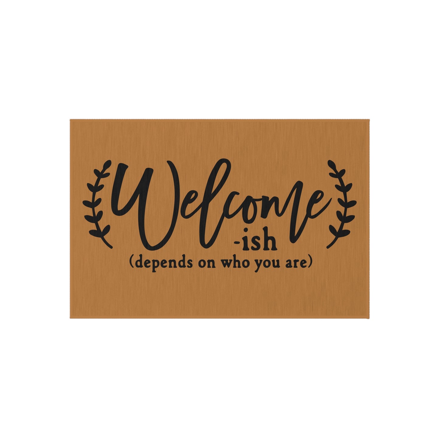 Welcome-ish Outdoor Rug