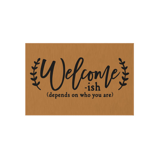 Welcome-ish Outdoor Rug