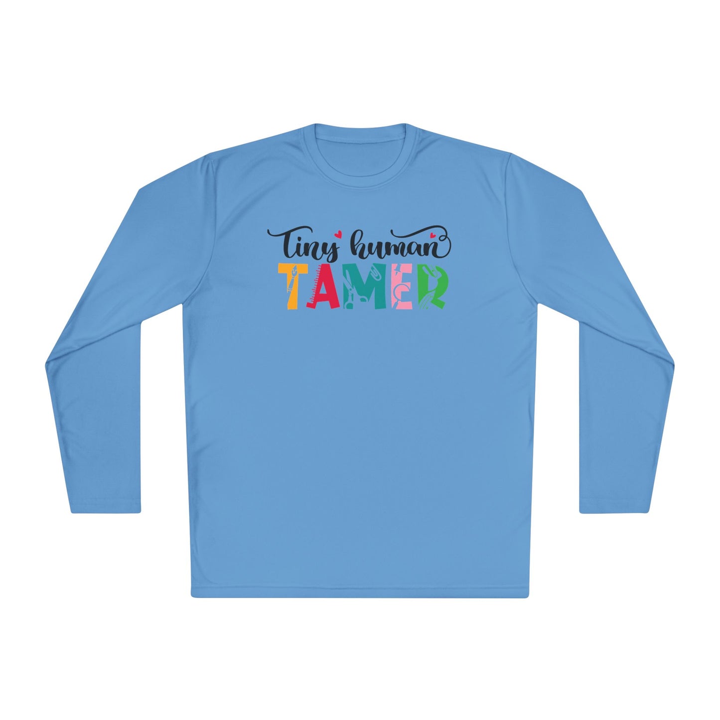 Tiny Human Tamer (Teacher) Adult Long Sleeve Tee