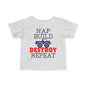 Nap Build Destroy Repeat Infant Soft T-Shirt