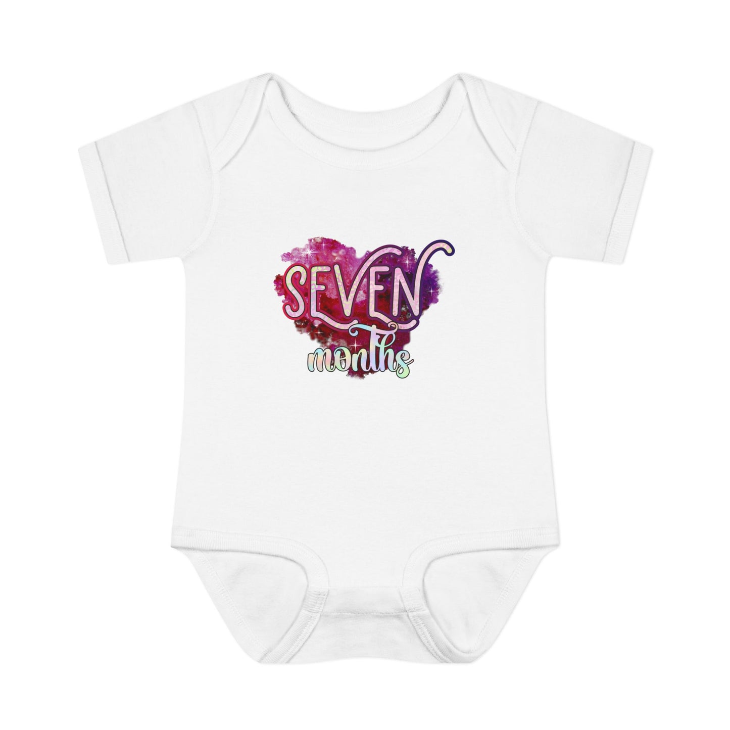 Stardust Baby Milestone Bodysuit-Seven Months