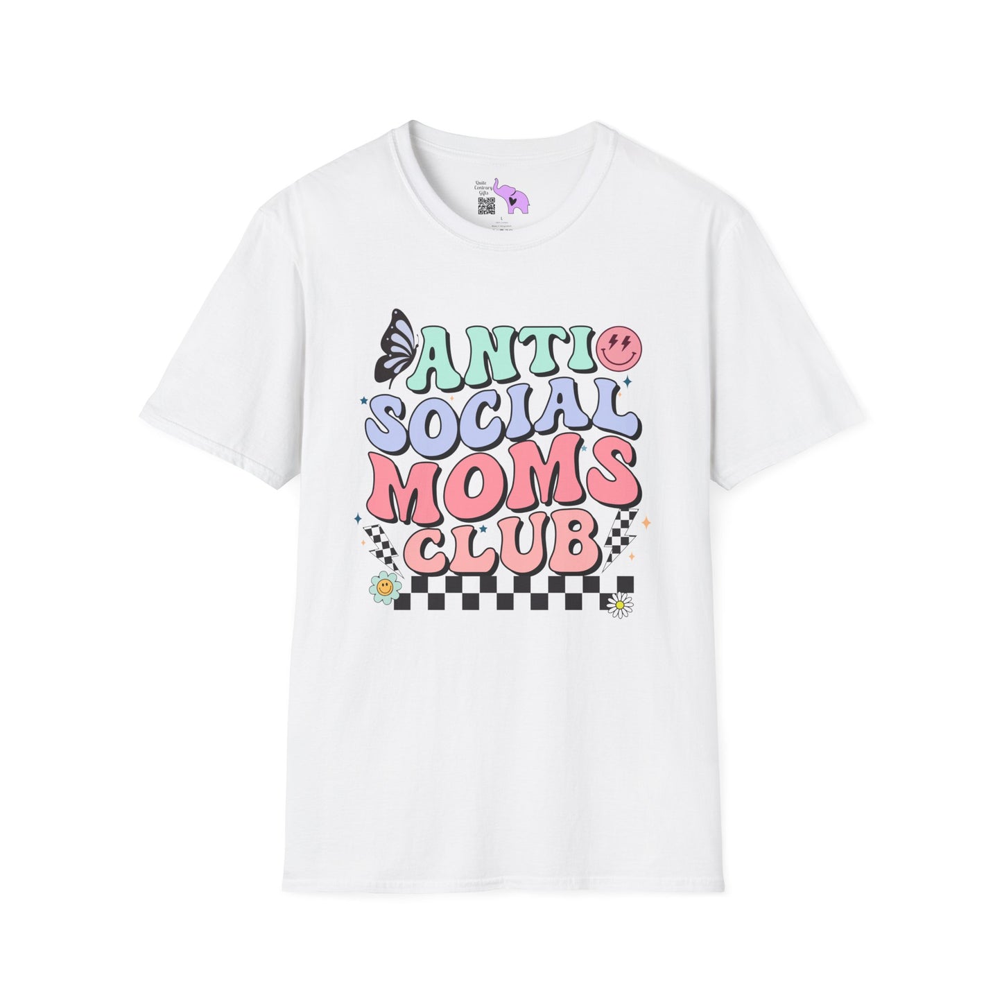 Antisocial Mom's Club Adult T-shirt