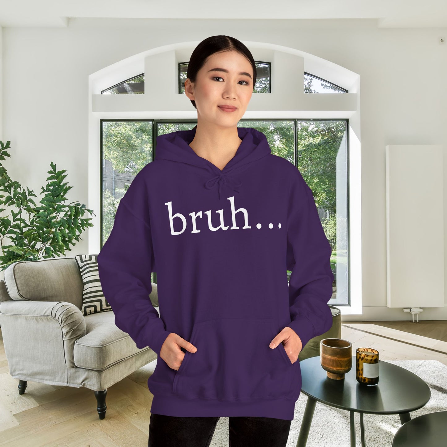 bruh... Heavy Blend™ Hooded Sweatshirt