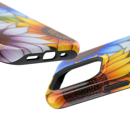 Colorful Sunflowers MagSafe® Compatible Tough Case for iPhone
