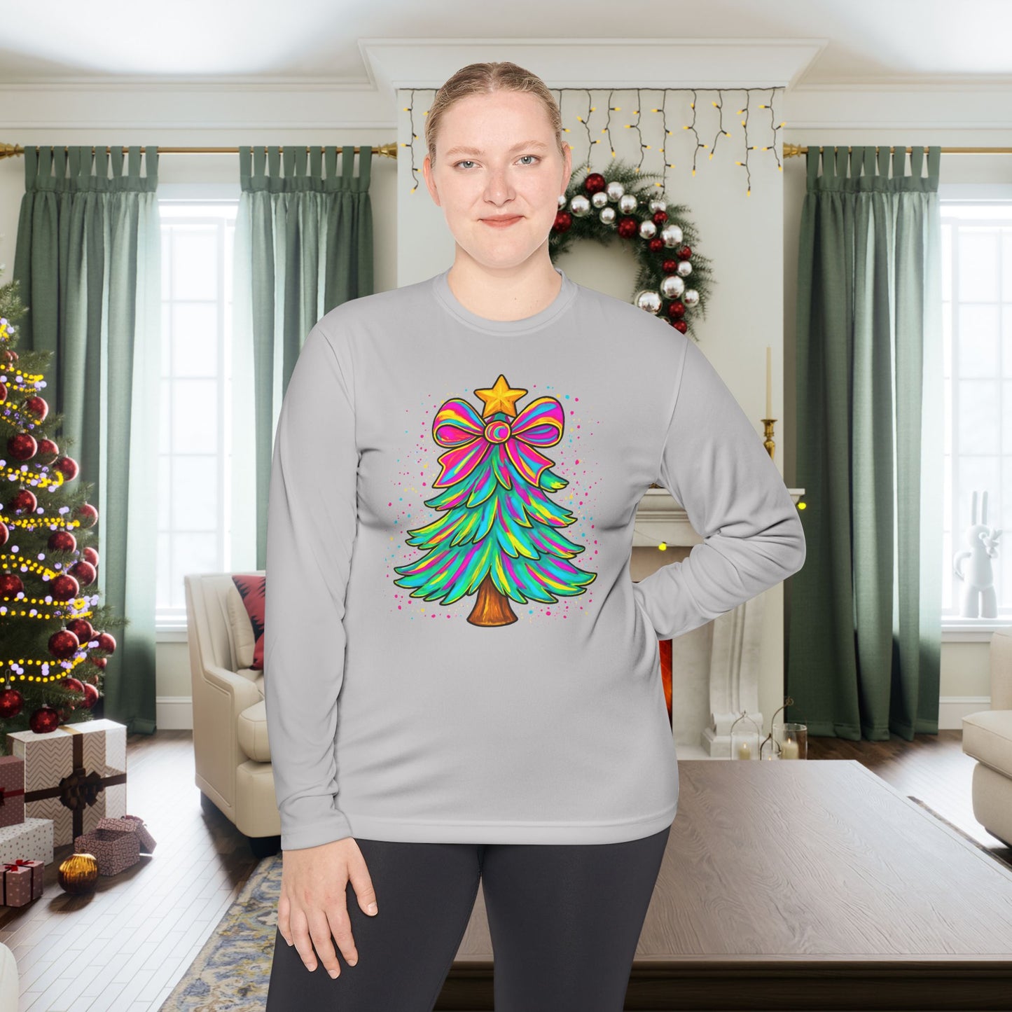 Sugarplum Sparkle Adult Long Sleeve Tee