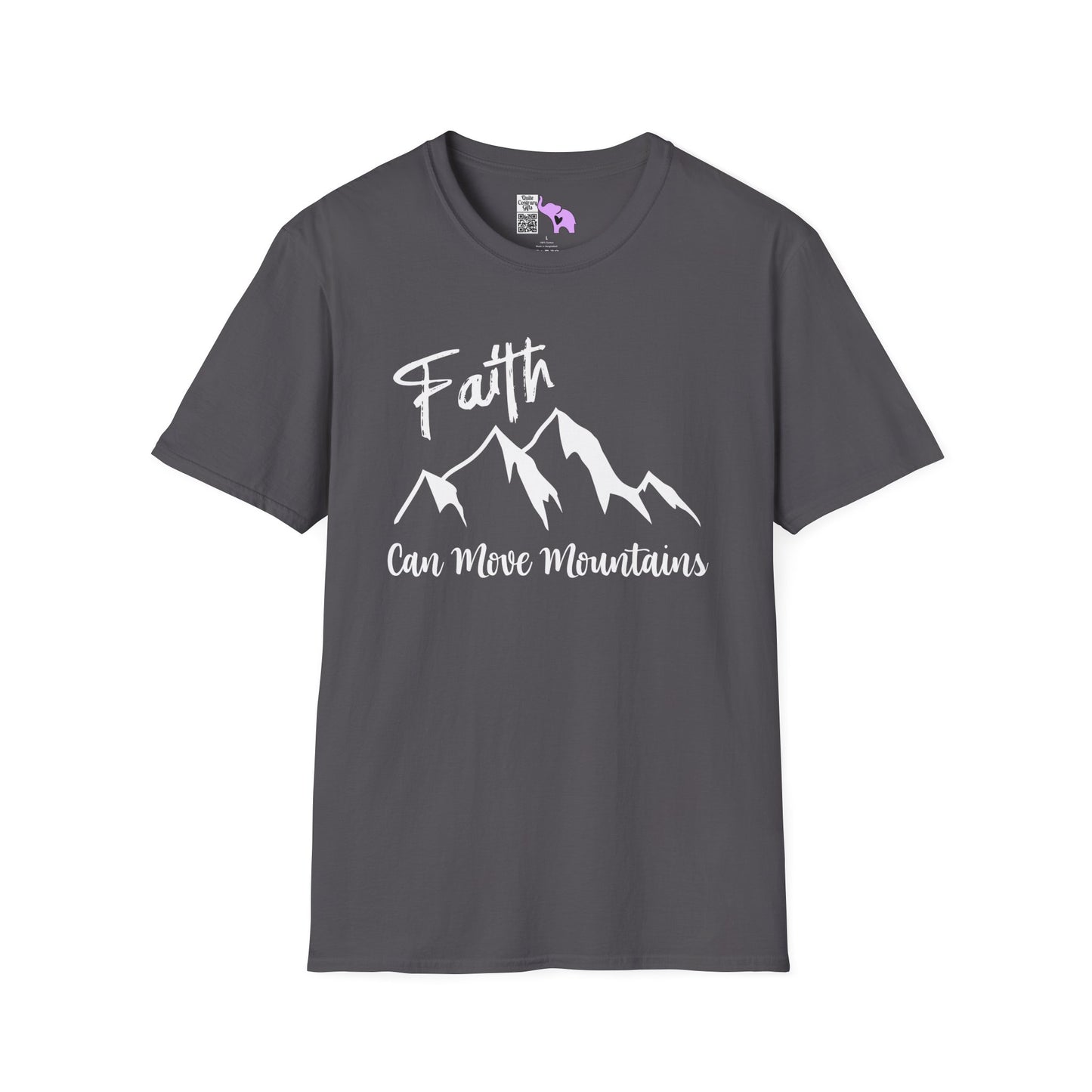 Faith Can Move Mountains Adult T-shirt