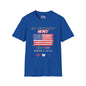 My Patriotic Heart Bleeds Red White & Blue Adult T-shirt